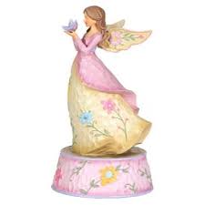 Angel With Erfly Al Figurine