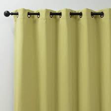Best Home Fashion 84 In Sage Blackout Grommet Single Curtain Panel Polyester In Green Gr Wide 80x84 Sage