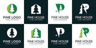 Pine Tree Logo Design Collection With