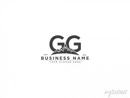 Art Gg Mountain Logo Icon Vector