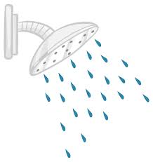 Refreshing Rain Shower Head Vectors