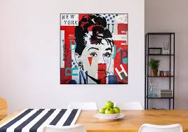Audrey Hepburn Painting Canvas 36 X36