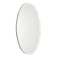 C P Hart Hoxton Bevelled Oval Mirror