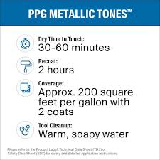 Ppg Metallic Tones 1 Gal Mtl115