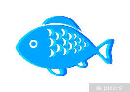 Wall Mural Fish Icon Pixers Us