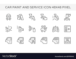 Car Paint Icon Royalty Free Vector