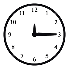 Round Clock Clipart Vector Round Wall