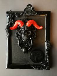 Goat Skull Black Magic Icon Lucifer