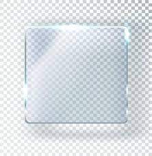 Glass Plate On A Transpa Background