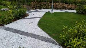 White Pathway Garden Pebbles Stone For