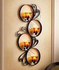 Metal Wall Candle Holders