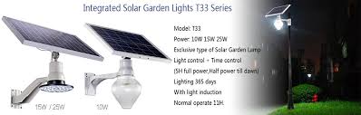 Integrated Solar Garden Lights Tyn
