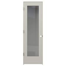 Jeld Wen 24 In X 80 In Tria Ash Right Hand Mirrored Glass Molded Composite Single Prehung Interior Door