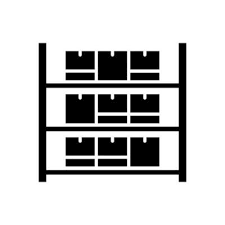 Storage Shelf Vector Art Icons And