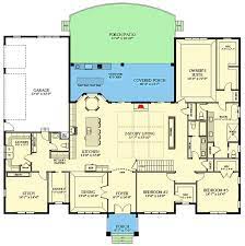 5 Bed Transitional House Plan With