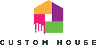 Colorful House Paint Logo Symbol Icon