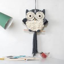 Bohemian Woven Owl Wall Hanging