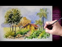 Watercolour Landscape Painting