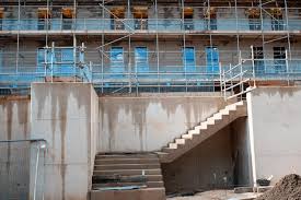 Retaining Wall And Precast Stairs