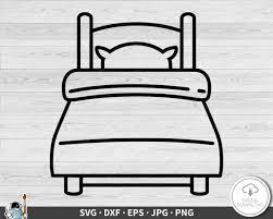 Bed Icon Svg Clip Art Cut File