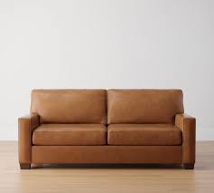 Buchanan Square Arm Leather Sofa