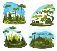 Premium Vector Landscape Design Icon