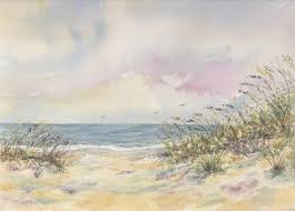 Colors Of The Wind Beach Watercolor