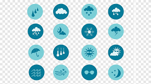 Weather Icon Design Icon Blue Moon
