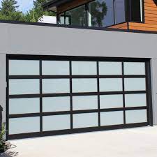 Front Frosted Glass Alumium Garage