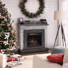 Electric Fireplace Wall Mantel