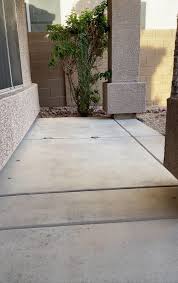 Painted Concrete Porch