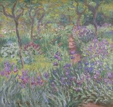 Garden In Giverny By Claude Monet