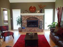 Brick Fireplace Decor