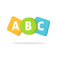 Abc English Letters Logo Or Learning