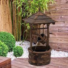 Wishing Well Water Feature Wooden