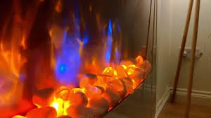 Electric Fire Stock Footage Royalty