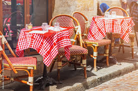 Traditional Outdoor French Cafe