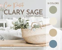 Clary Sage Paint Color Palette Sherwin
