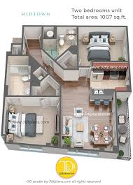 3d Floor Plans Midtown Florida 3d