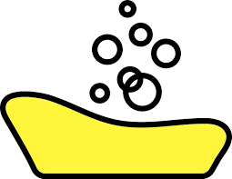 Baby Bathtub Icon Royalty Free Vector