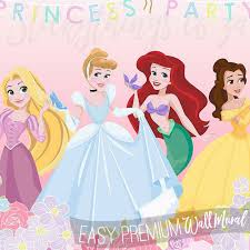 Disney Princess Fl Wallpaper Mural