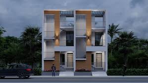 30x50 Twin Bungalow House Design Plan