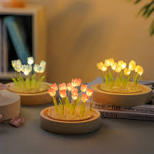 Tulip Night Light With Dome Glass