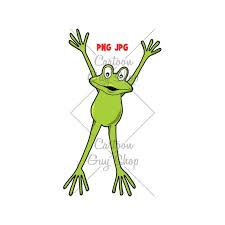 Animal Clipart Leaping Frog Png Jpg