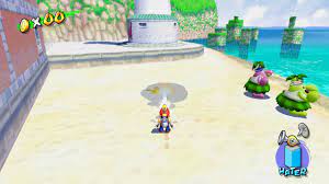 delfino plaza shines super mario