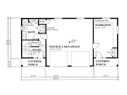 Garage Work Plans Two Car Garage