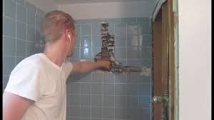 Demo Shower Tile Remove Old Shower
