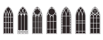 Stained Glass Vector Art Icons And