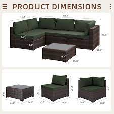 Outdoor Sectional Sofa Set