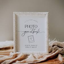 Photo Guest Book Sign Baby Shower